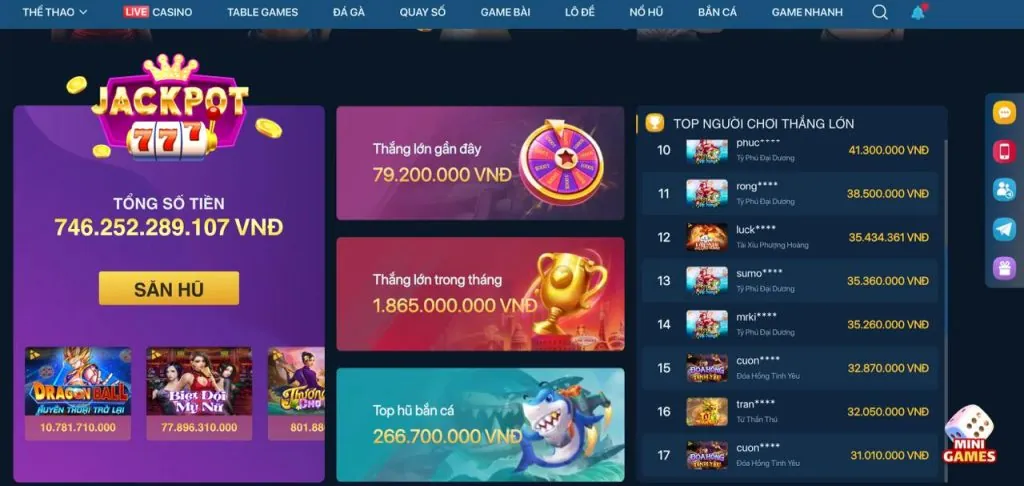 Các loại game Nổ Hũ phổ biến tại uu8